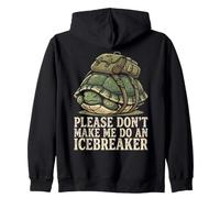 por Favor, no me obligues a Hacer un Divertido rompehielos de Regreso a Clases Sudadera con Capucha