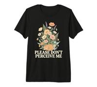 por Favor, no me percibas, Gato durmiendo, Flores Silvestres Camiseta Premium