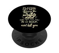 por Favor, no molestes al Escritor Autor del Libro Editor de guiones PopSockets PopGrip Adhesivo