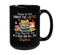 Por Favor, No Molestes Al Escritor Tazas De Regalo Graciosa Tazón De Café Novedad Tazas Té Regalos Novedosos Para Oficina Trabajo Colegas 330Ml