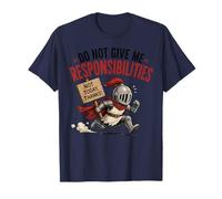 por Favor, No Responsabilidades Anti Adulto Caos Caballero Humor Camiseta