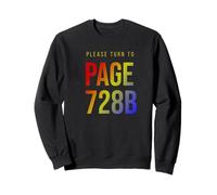 Por favor, pasa a la página 728B/Texto degradado de color Sudadera