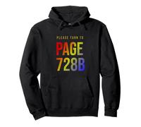 Por favor, pasa a la página 728B/Texto degradado de color Sudadera con Capucha