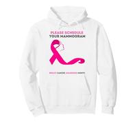 por Favor programe su mamografía Hoy Concientización sobre el cáncer de Mama Sudadera con Capucha