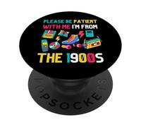 por Favor, sé Paciente Conmigo, Soy de la década de 1900 Vintage de 1900 PopSockets PopGrip Adhesivo