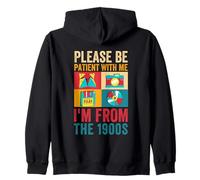 por Favor, sé Paciente Conmigo, Soy de la década de 1900 Vintage de 1900 Sudadera con Capucha