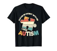 Por favor, sé paciente conmigo tengo autismo rompecabezas pieza Camiseta