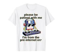 por Favor, Sea Paciente Disquete DJ Pre Internet Era Tech Camiseta