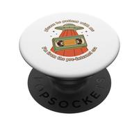 por Favor, Sea Paciente Pre-Internet Era VHS UFO Retro Humor PopSockets PopGrip Adhesivo