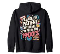 Por favor, ten paciencia conmigo, soy de The Humor Vintage 1900 Sudadera con Capucha