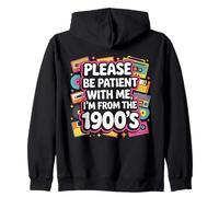 Por favor, ten paciencia conmigo, soy de The Humor Vintage 1900 Sudadera con Capucha