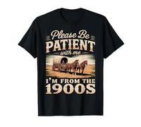 por Favor, Ten Paciencia Conmigo, Soy del Humor Vintage de la década de 1900 Camiseta