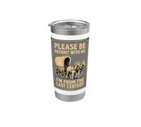 Por favor, ten paciencia conmigo, soy del siglo pasado Vaso térmico de acero inoxidable de doble pared