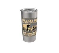 Por favor, ten paciencia conmigo, soy del siglo pasado Vaso térmico de acero inoxidable de doble pared