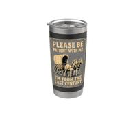 Por favor, ten paciencia conmigo, soy del siglo pasado Vaso térmico de acero inoxidable de doble pared