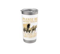 Por favor, ten paciencia conmigo, soy del siglo pasado Vaso térmico de acero inoxidable de doble pared