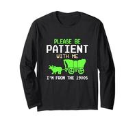 por Favor, Ten Paciencia Conmigo, Soy del Siglo XX, Vintage Funny Manga Larga