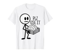 Por favor, úsalo Humor divertido Sarcástico Por favor, usa tu cerebro Camiseta