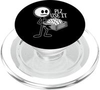 Por favor, úsalo Humor divertido Sarcástico Por favor, usa tu cerebro PopSockets PopGrip para MagSafe