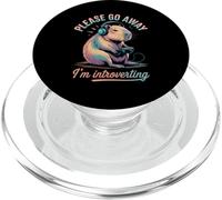 Por favor, vete Soy introvertido Capybara Gamer PopSockets PopGrip para MagSafe