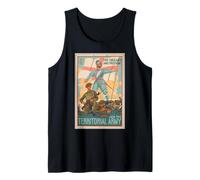 ¡por Inglaterra y Libertad! 1938 Póster del Ejército Territorial Camiseta sin Mangas