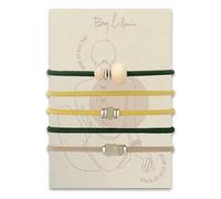 Por Lilla Hair Ties para mujeres Sin dao: la corbata de cabello de brazalete original - joyas hechas a mano con lujo elstico y empaado de oro y pl