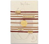 Por Lilla Hair Ties para mujeres Sin dao: la corbata de cabello de pulsera original - joyas hechas a mano con lujo elstico y empaado de oro y plat