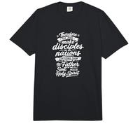 por lo Tanto, vayan y Hagan discípulos de Todas Las Naciones Comfort Colors Adult Heavyweight T-Shirt