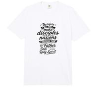 por lo Tanto, vayan y Hagan discípulos de Todas Las Naciones Comfort Colors Adult Heavyweight T-Shirt