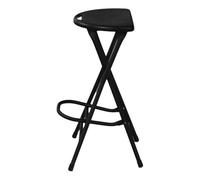 Por Plegable ol con reposapiés, ligero y fácil de llevar, alto para cocina y bar, diseño WipeClean, perfecto para salas de estar y cafés