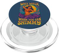 ¿por qué Caminar Cuando Puedes Brillar la Danza del Vientre Vibes PopSockets PopGrip para MagSafe