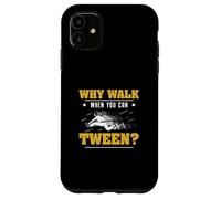 Por qué caminar cuando puedes interpretar a impresionantes diseñadores gráficos en movimiento Carcasa para iPhone 11