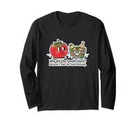 ¿por qué el Rubor de Tomate VIO aderezo para Ensalada Divertido Papá Broma Juego de Palabras Humor Manga Larga
