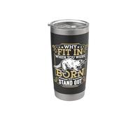 Por qué encajar cuando naciste ornitorrinco australiano Vaso térmico de acero inoxidable de doble pared