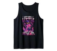 ¿por qué Hex a Little When You Can Hexalotl Funny Axolotl Witch Camiseta sin Mangas