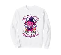 ¿por qué Hex a Little When You Can Hexalotl Funny Axolotl Witch Sudadera