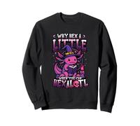 ¿por qué Hex a Little When You Can Hexalotl Funny Axolotl Witch Sudadera