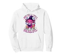 ¿por qué Hex a Little When You Can Hexalotl Funny Axolotl Witch Sudadera con Capucha