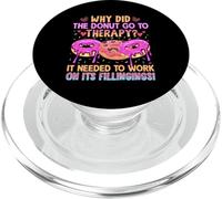 ¿Por qué la dona fue a terapia? Necesitaba trabajar en su F PopSockets PopGrip para MagSafe