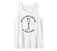 ¿por qué la Gente Pregunta si Necesito una Mano Divertida amputada de Pierna Camiseta sin Mangas