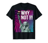 ¿Por qué no gracioso fresco estatua de la libertad esfinge ilustración Camiseta