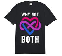 ¿por Qué No Los Dos? Corazón Infinito Poliamor Bi Comfort Colors Adult Heavyweight T-Shirt