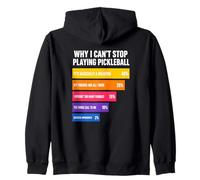 por qué no Puedo Dejar de Jugar Pickleball Razones Sudadera con Capucha