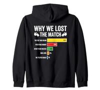 por qué perdimos el Partido Fútbol Fútbol Divertido Deportes Humor Sudadera con Capucha
