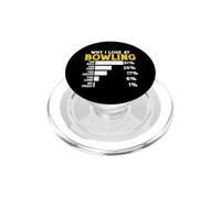 por qué pierdo en la Cita de Bolos Hombres Mujeres Diciendo Bowler Divertido PopSockets PopGrip para MagSafe