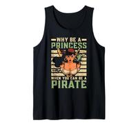Por qué ser una princesa cuando puedes ser un pirata Camiseta sin Mangas