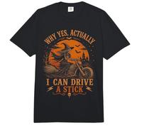 por qué sí en Realidad Puedo Conducir un Palo de Halloween Bruja Conducir Comfort Colors Adult Heavyweight T-Shirt