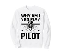 ¿por qué Soy Tan Volar debería ser piloto Divertido Humor de aviación Avgeek Sudadera