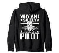 ¿por qué Soy Tan Volar debería ser piloto Divertido Humor de aviación Avgeek Sudadera con Capucha