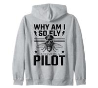 ¿por qué Soy Tan Volar debería ser piloto Divertido Humor de aviación Avgeek Sudadera con Capucha